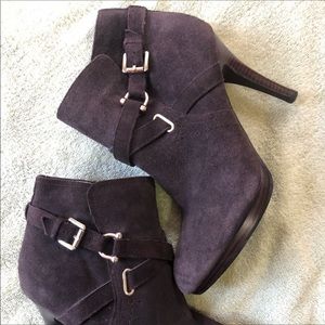 Tommy Hilfiger Women’s Brown Suede Bootie